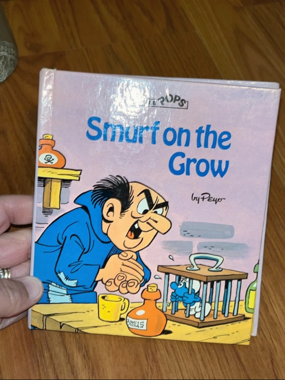 Vintage Smurf book